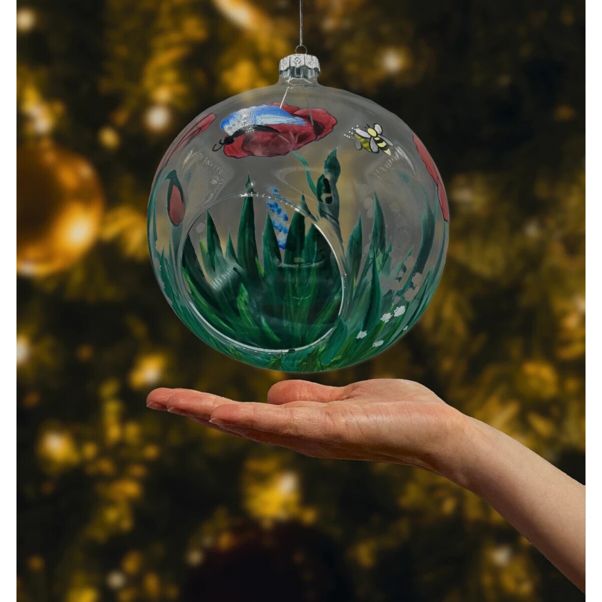 Bombka choinkowa: Lampion: maki