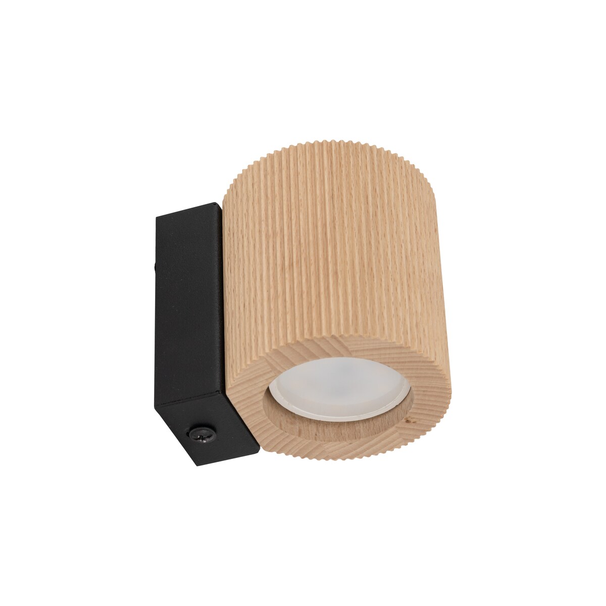 Kinkiet ścienny TK Lighting EVE CORTE WOOD 11443, drewno/czarny, GU10, nowoczesny