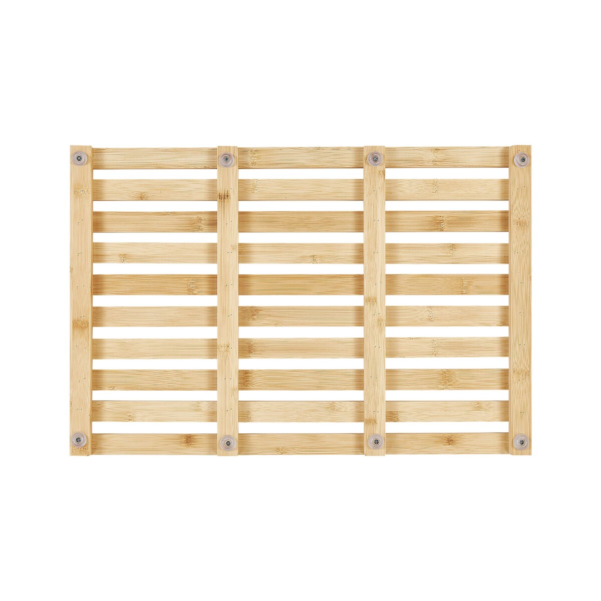 Mata łazienkowa bambusowa 53 x 36 cm jasne drewno BARTOW