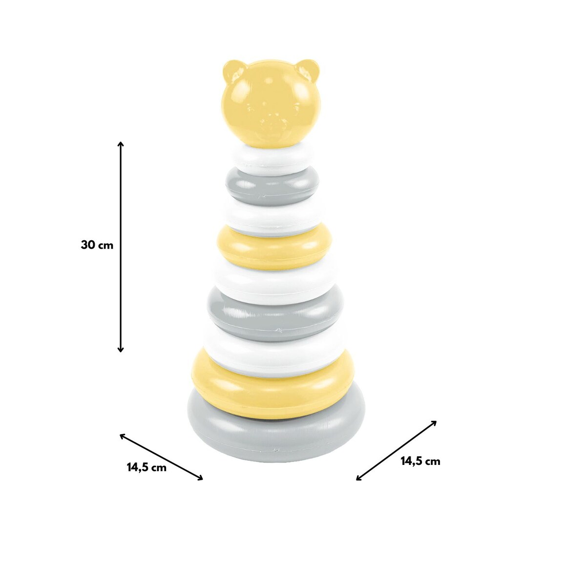 Słoneczny Poranek Misiowa piramidka 11 el.