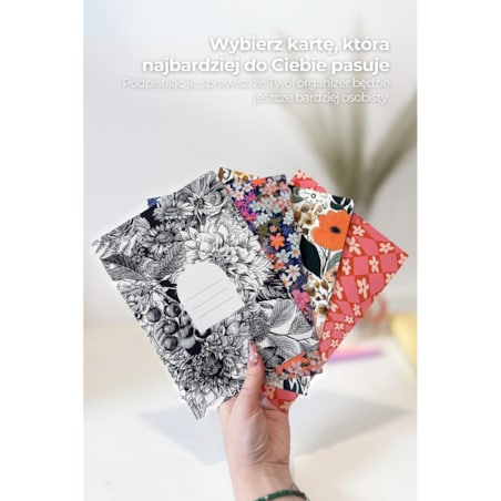 Strona tytułowa do segregatora – BLACK FLOWER