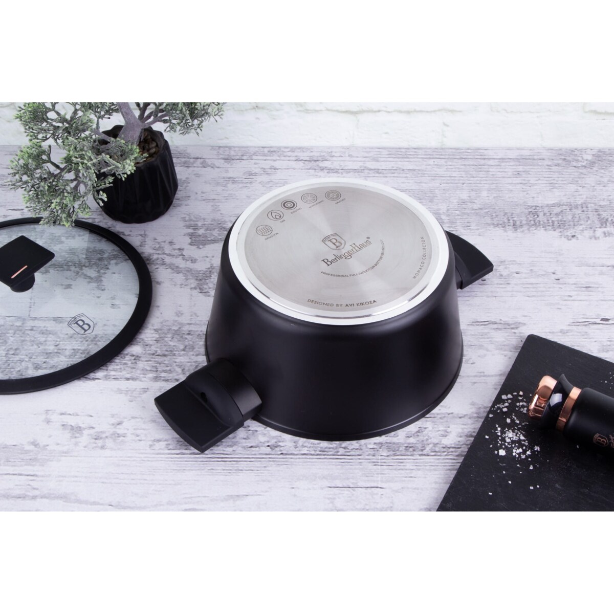 Garnek z powłoką tytanową 24cm 4.1L BERLINGER HAUS Monaco