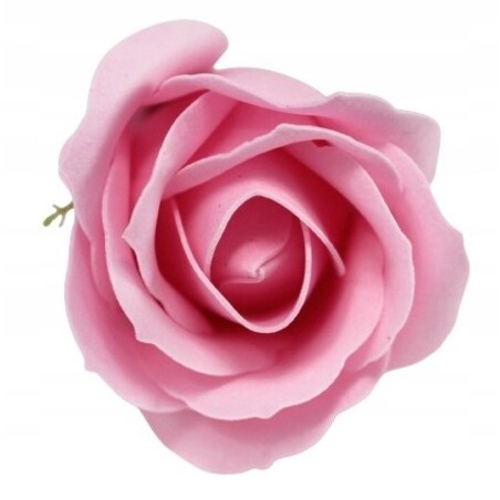 RÓŻA różowa MYDLANA pachnie na bukiet stroik prezent 1szt do stroika boxu