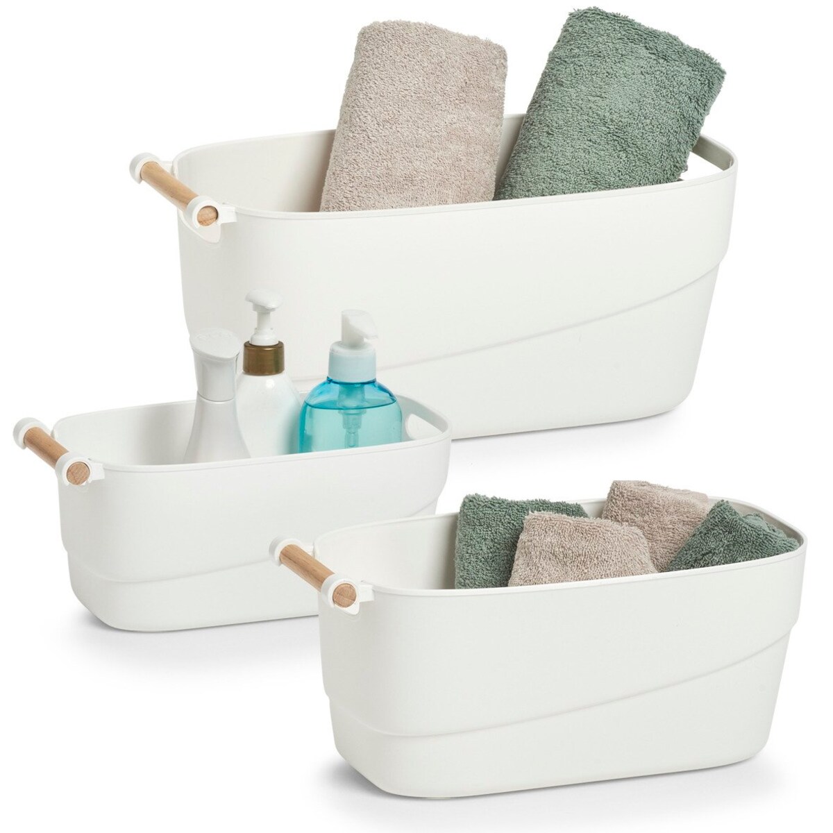 Organizer na akcesoria łazienkowe, 40 x 21,5 x 18 cm, ZELLER