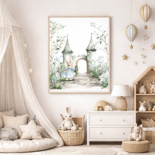 Plakat Zajączek 40x50cm