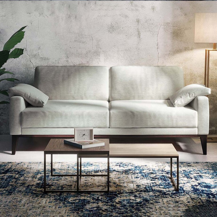 Sofa 2-osobowa Musso - jasnoszara