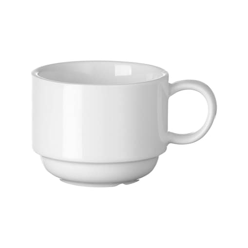 Filiżanka sztaplowalna cappuccino Pure Bianco, 250ml