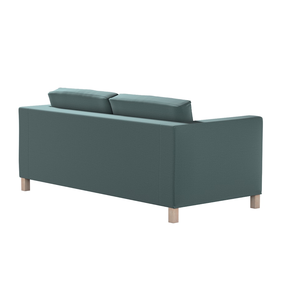 Pokrowiec na sofę Karlanda rozkładaną, krótki, zgaszony szmaragd - welwet, 180 x 93 x 66 cm, Ingrid