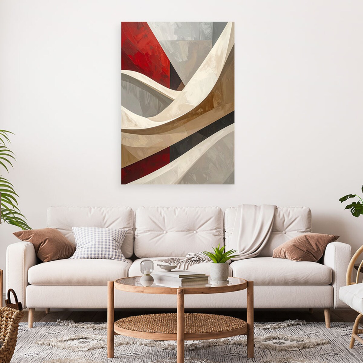 Obraz do salonu sypialni biura loftu, Czarno biała abstrakcyjna kompozycja