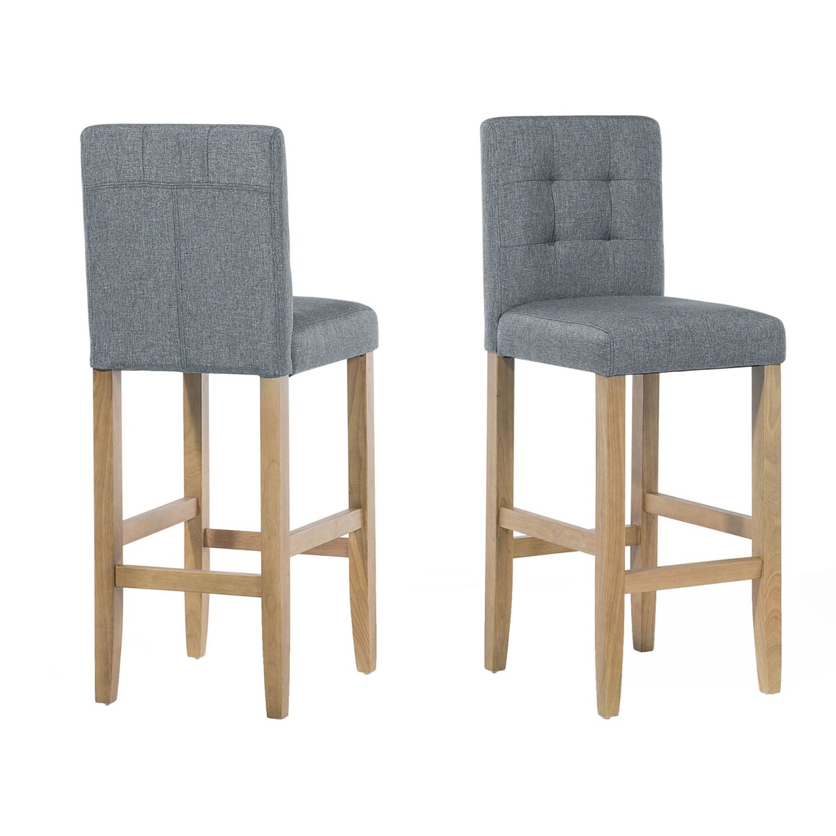 Krzesło barowe szare MADISON