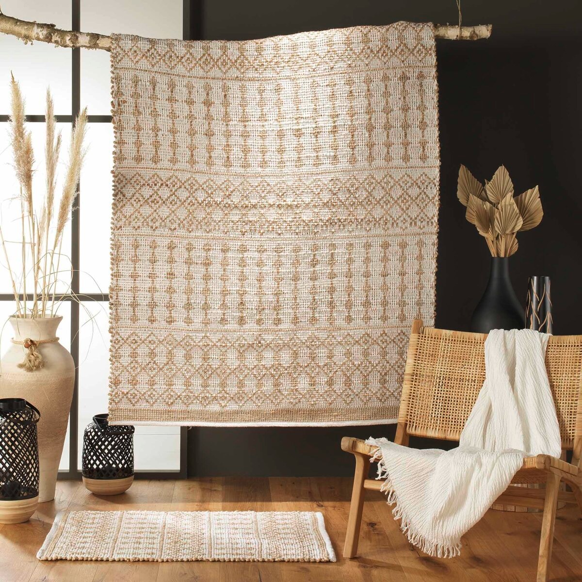 Jutowa mata ORYA, 60 x 90 cm