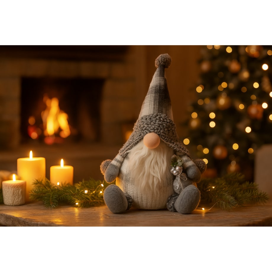 Skrzat świąteczny ozdoba świecąca na święta