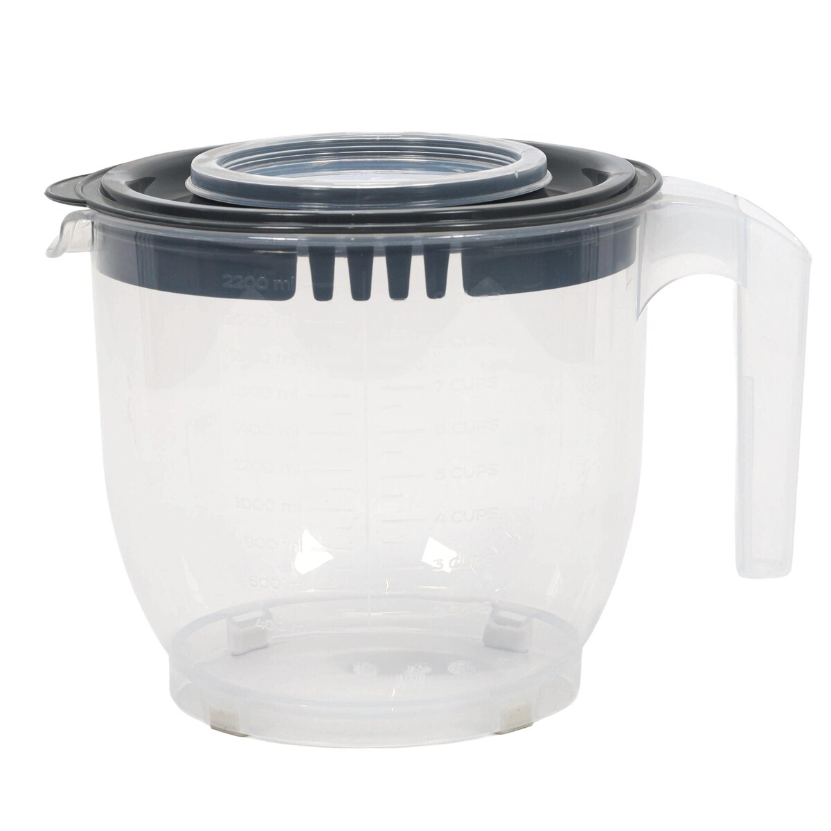 Miska do miksowania z uchwytem i pokrywką, 2,2 l