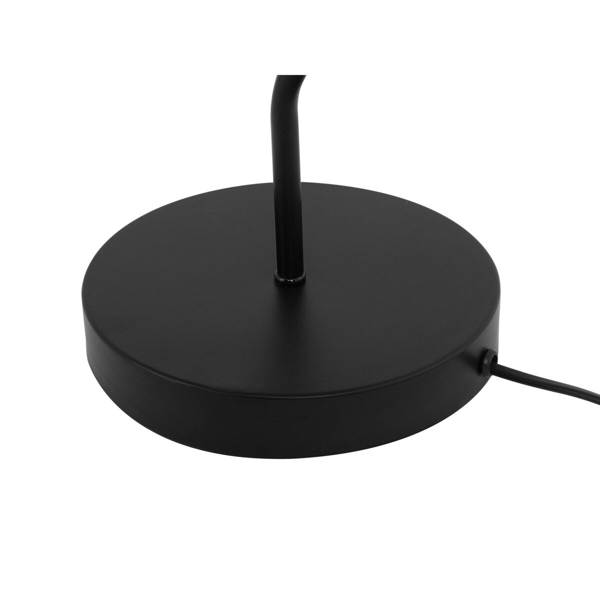 Lampa biurkowa regulowana metalowa czarna HORTON