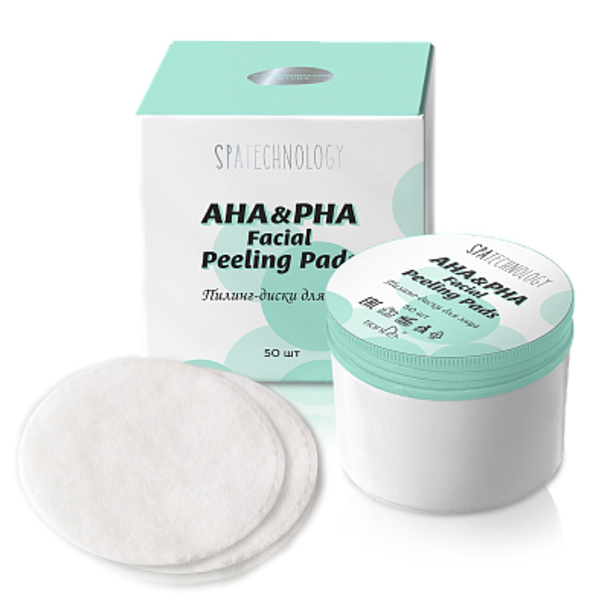 Tiande płatki do peelingu twarzy z kwasami aha i pha 50szt 10263