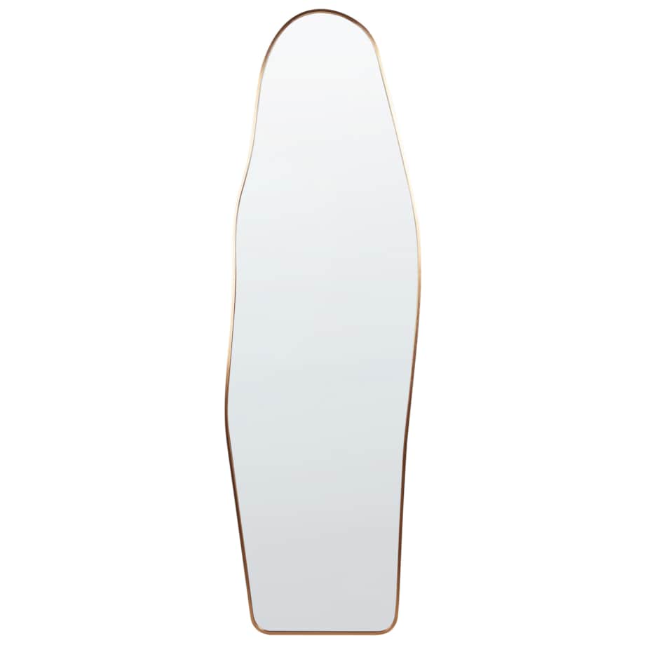 Lustro stojące LARCHE 160 cm Metal Złoty