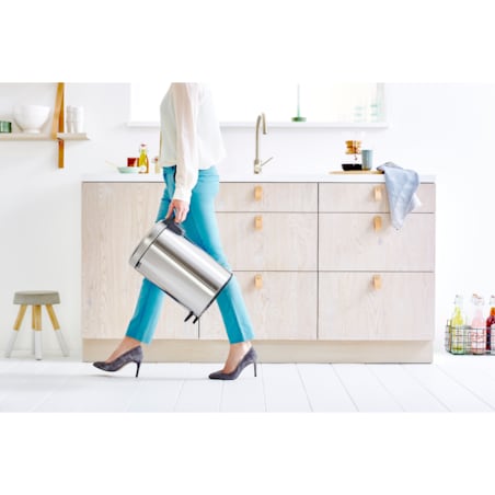 Kosz pedałowy 12l Newicon mat stal 112041