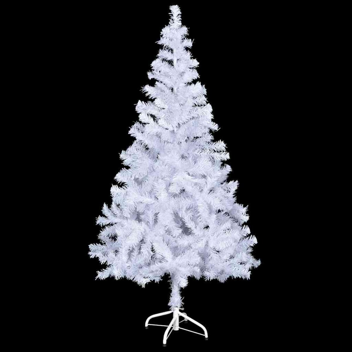 vidaXL Sztuczna choinka z lampkami i bombkami, 120 cm, 230 gałązek
