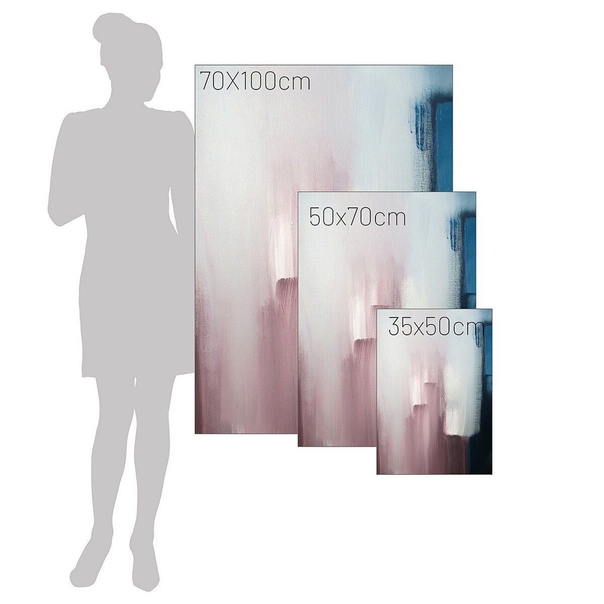 Obraz na płótnie Soft Smuge, 70 x 100 cm