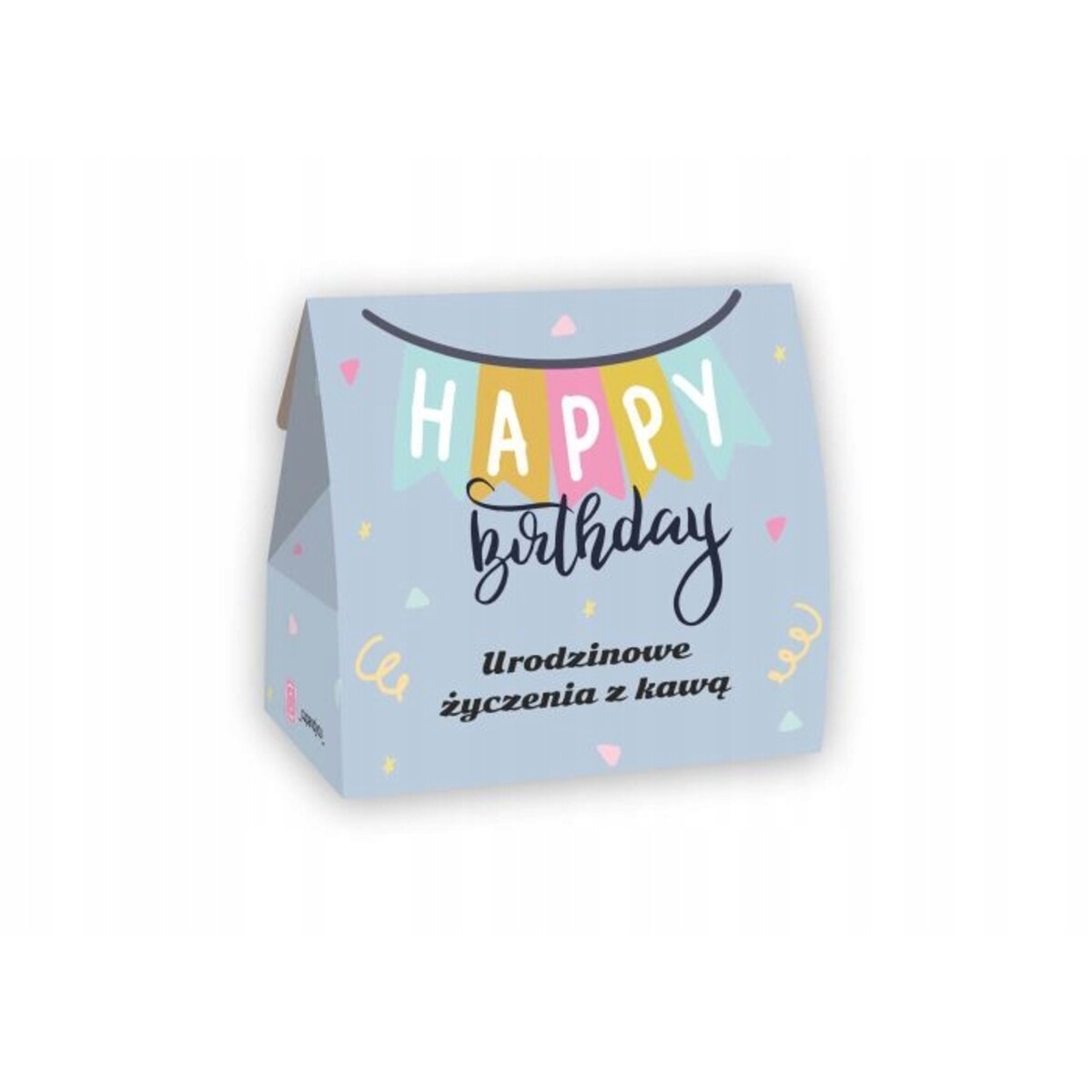 Zestaw na URODZINY z kawami smakowymi, lizakiem z czekolady, kubkiem GIFT