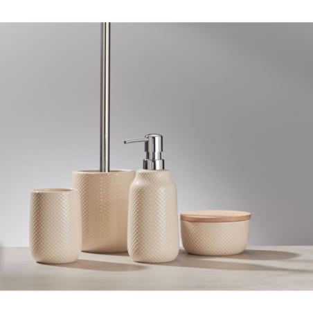 Kleine Wolke Dotty Szczotka WC ze stojakiem beżowy