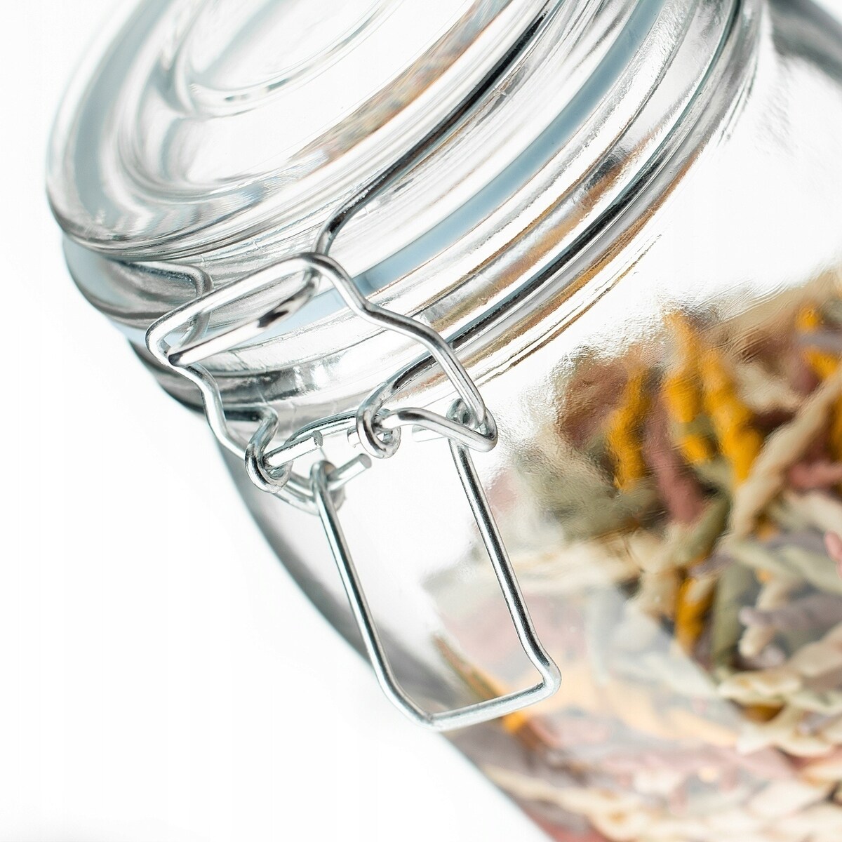 SZKLANY SŁOIK pojemnik kuchenny WEK klips na przetwory ogórki dżem 1,5 L