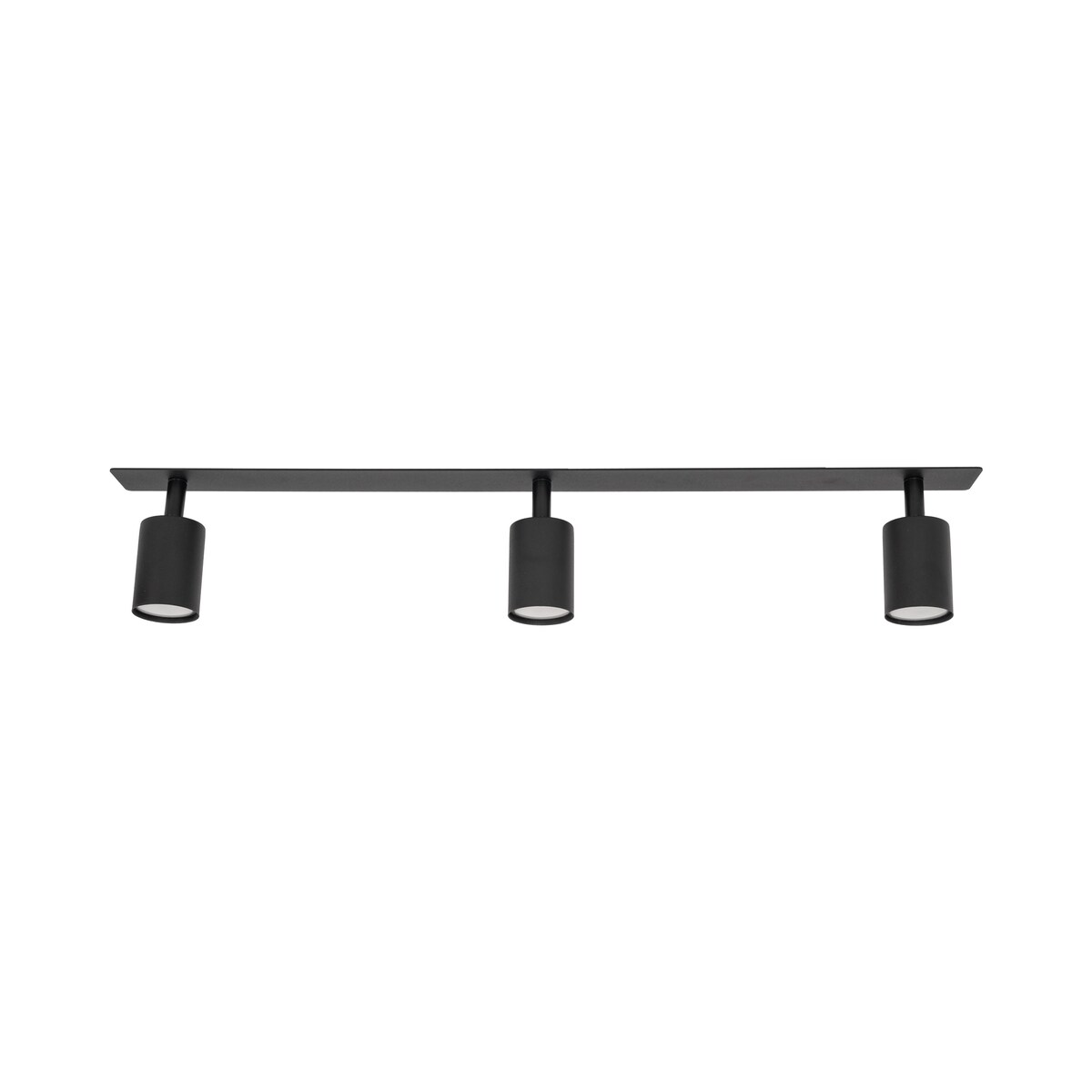 Lampa podtynkowa spot NEX BLACK 10800 TK Lighting czarna 3xGU10 regulowana wpuszczana sufitowa metalowa