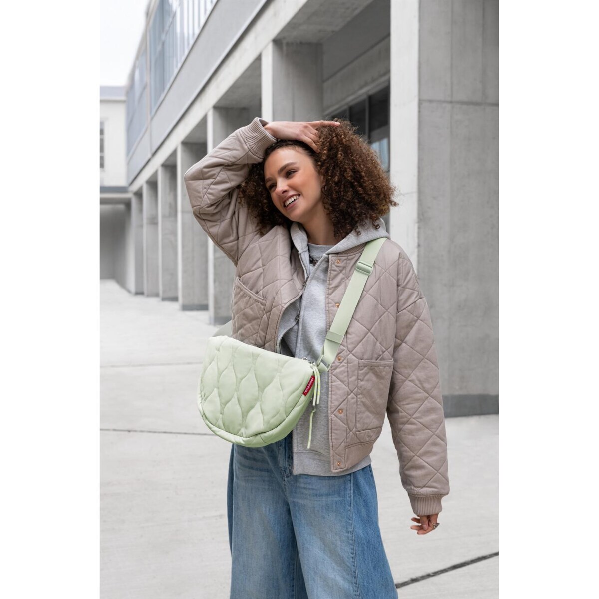 Torba MOONBAG S, puffer iced matcha