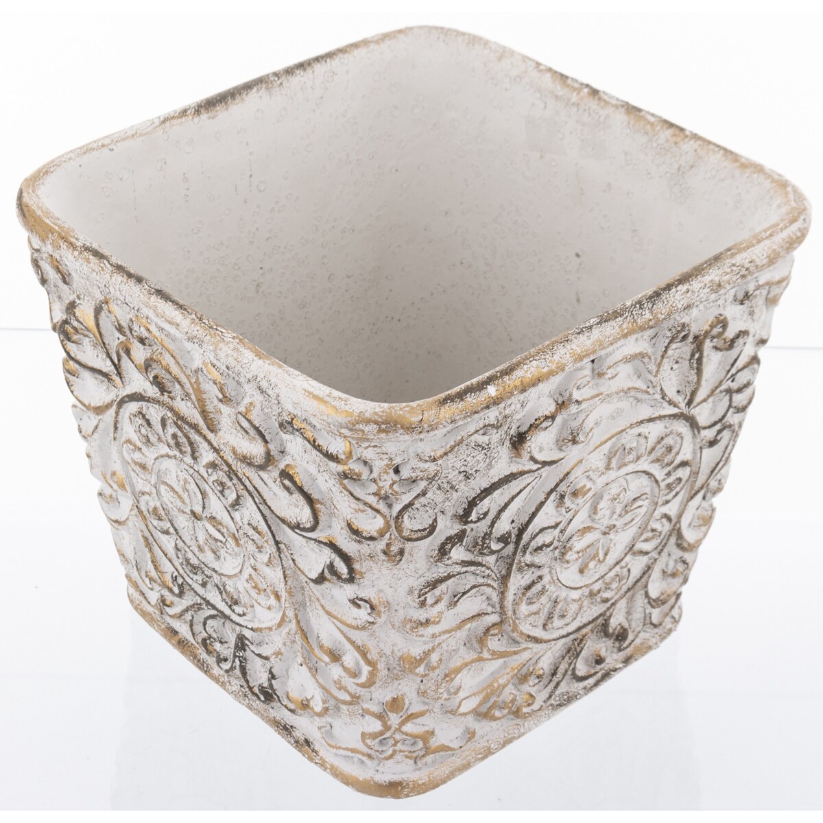 Osłonka cementowa 15x18,5x18,5 cm ANTIC