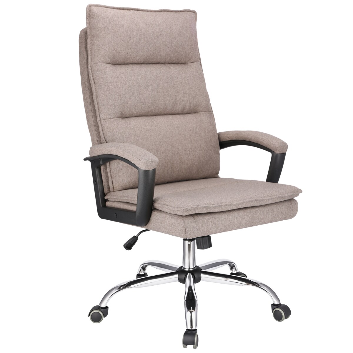 Fotel biurowy ESPO tkanina brązowy