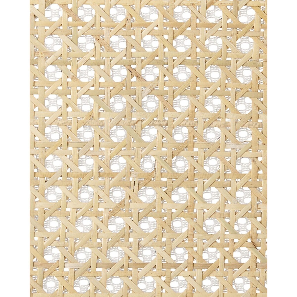 Zestaw 2 krzeseł do jadalni CORDOVA Rattan Jasnobrązowy