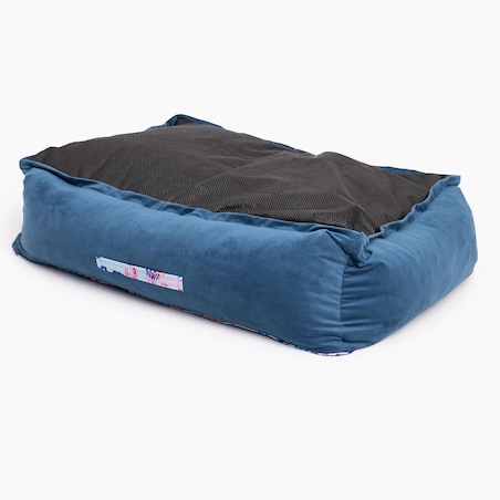 Kanapa ortopedyczna welurowa "Psychofanka" - Rozmiar: L