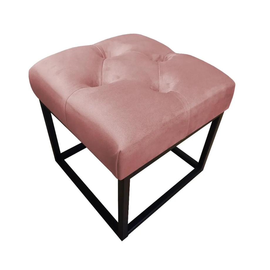 Pufa CHARLIE MG VELVET różowa