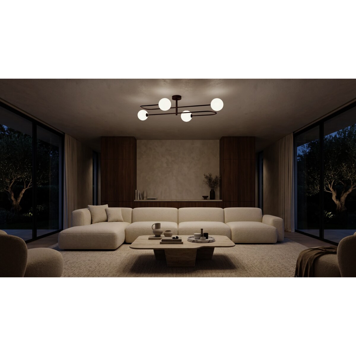 Lampa sufitowa K-6021 z serii BALU