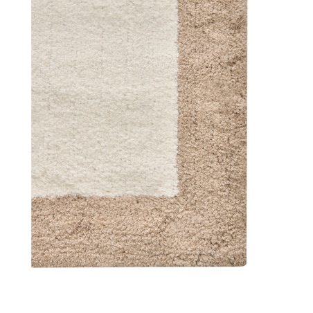 Dywanik łazienkowy KABRI Brązowy/ beżowy 60 x 90 cm Bawełna