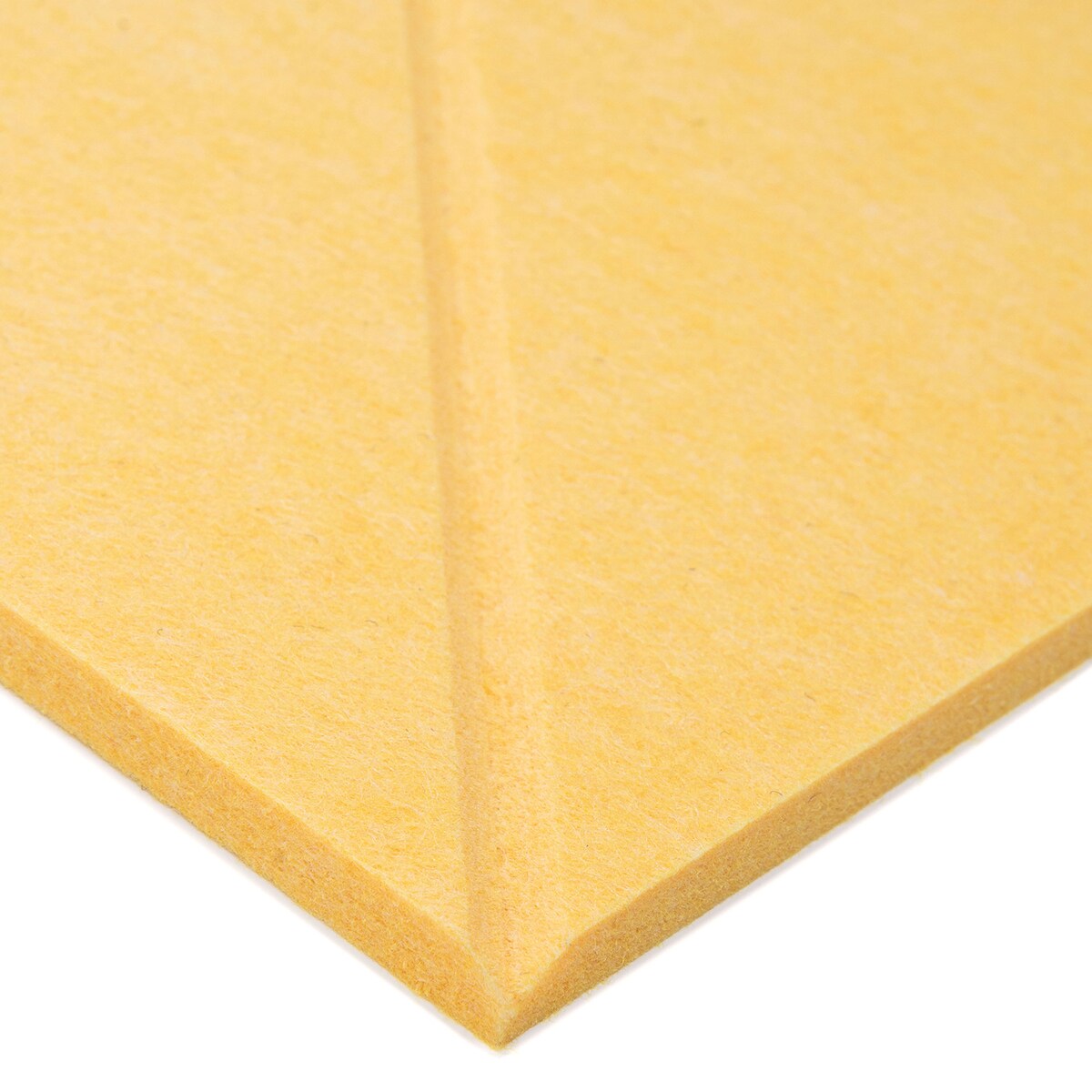 Zestaw 2 szt panel filcowy Felly 40x40 cm płytka kwadrat żółty