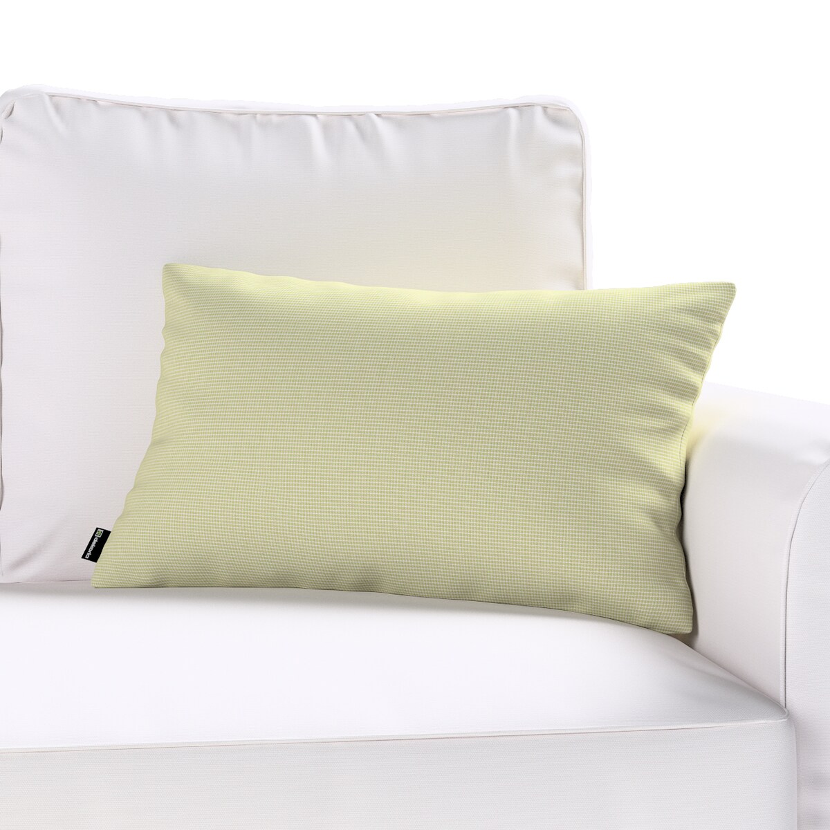 Poszewka Kinga na poduszkę prostokątną 47x28 zielono-beżowy