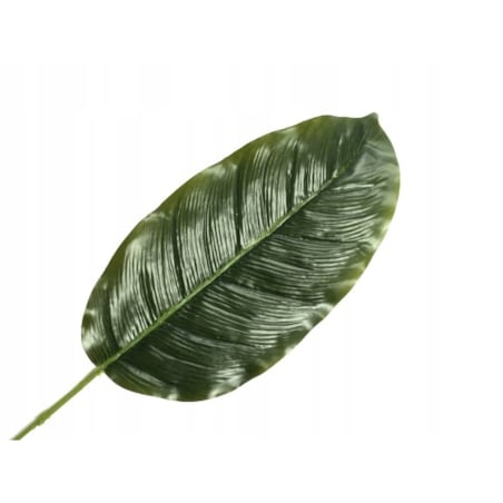 DŁUGI SZTUCZNY LIŚĆ ZIELONY na bukiet stroik 1x