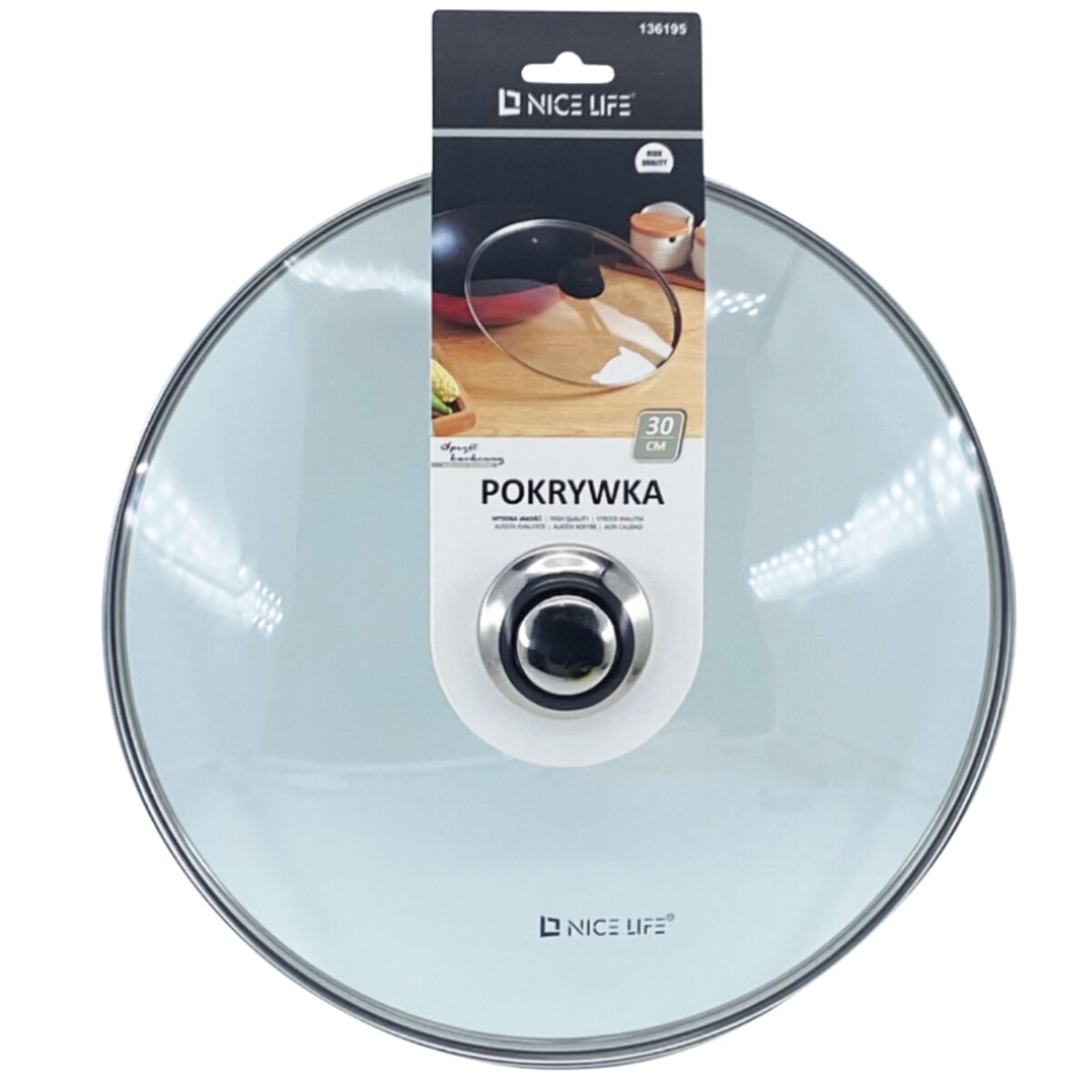 szklana pokrywka do garnka szkło hartowane 30 cm