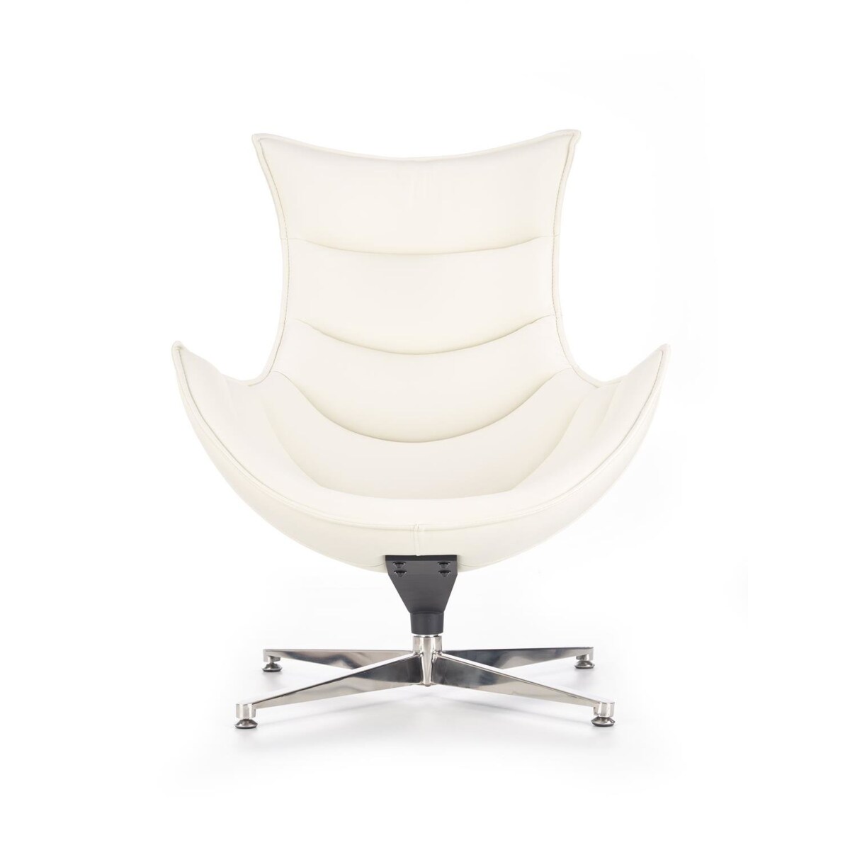 FOTEL OBROTOWY Falvio biały SKÓRA KOMPOZYTOWA i stal