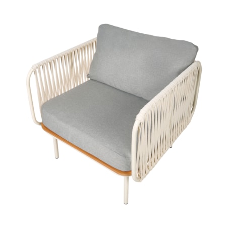 Krzesło ogrodowe Szary SENISE