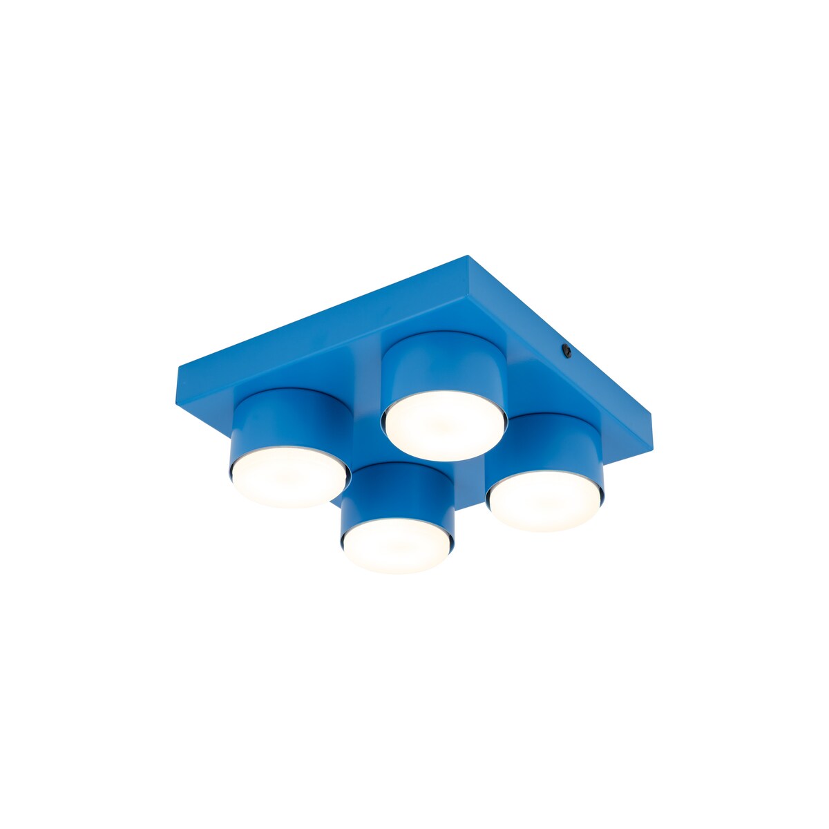 Lampa sufitowa BRIX BLUE 11284 TK Lighting, nowoczesny plafon niebieski