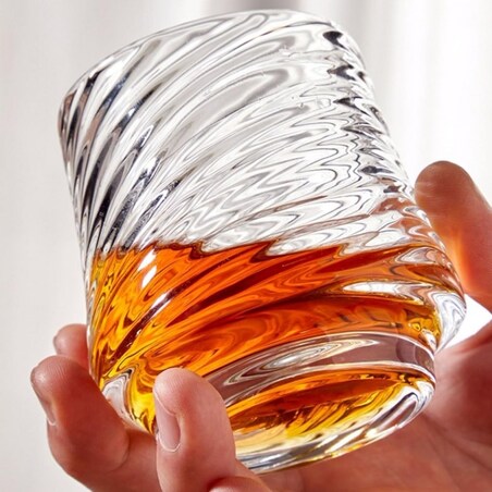 Szklanka ryflowana 150ml 1 szt do kawy, drinków, whiskey 7,5x 8cm SZK200