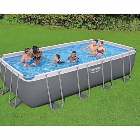 Basen ogrodowy stelażowy Bestway 549x274x122 cm zestaw 18w1