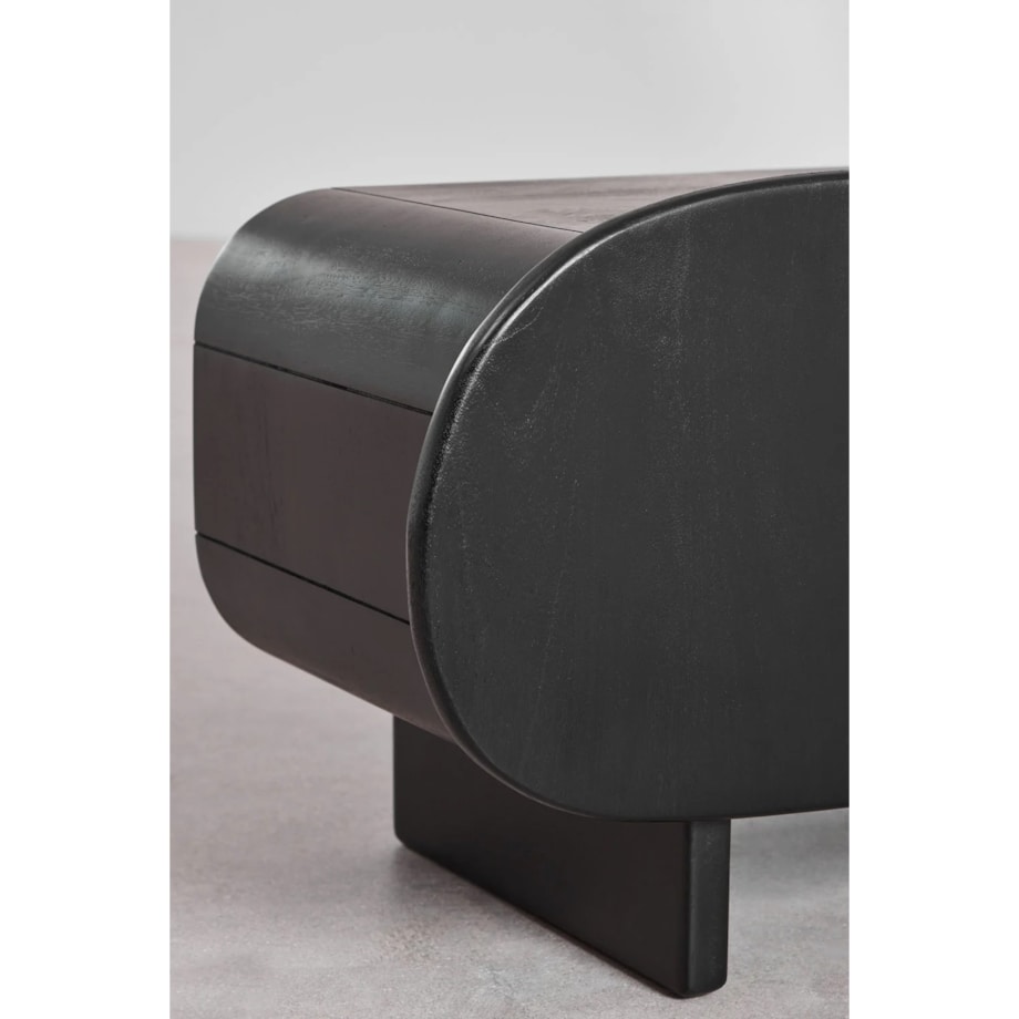 Szafka RTV z drewna mango Agathe 220 cm