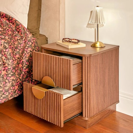 Szafka nocna orzechowa Wany 45x40 cm