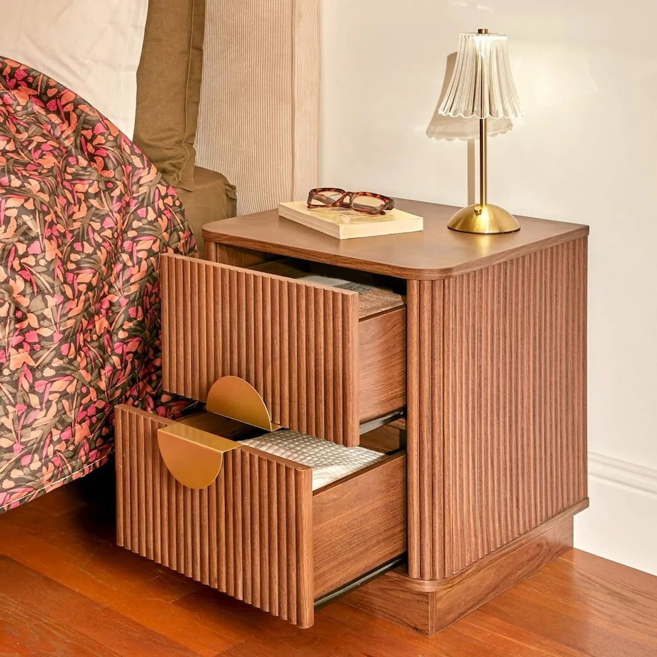 Szafka nocna orzechowa Wany 45x40 cm