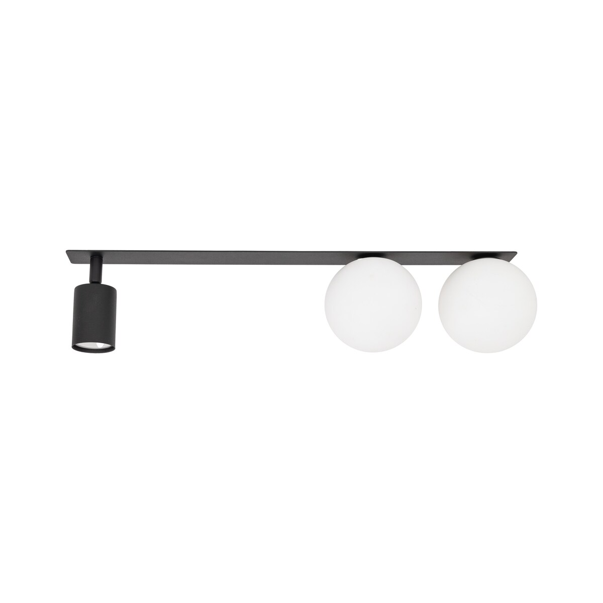 Lampa Sufitowa Podtynkowa z Reflektorem VOX 10928 Biało-Czarna 3-Punktowa TK Lighting