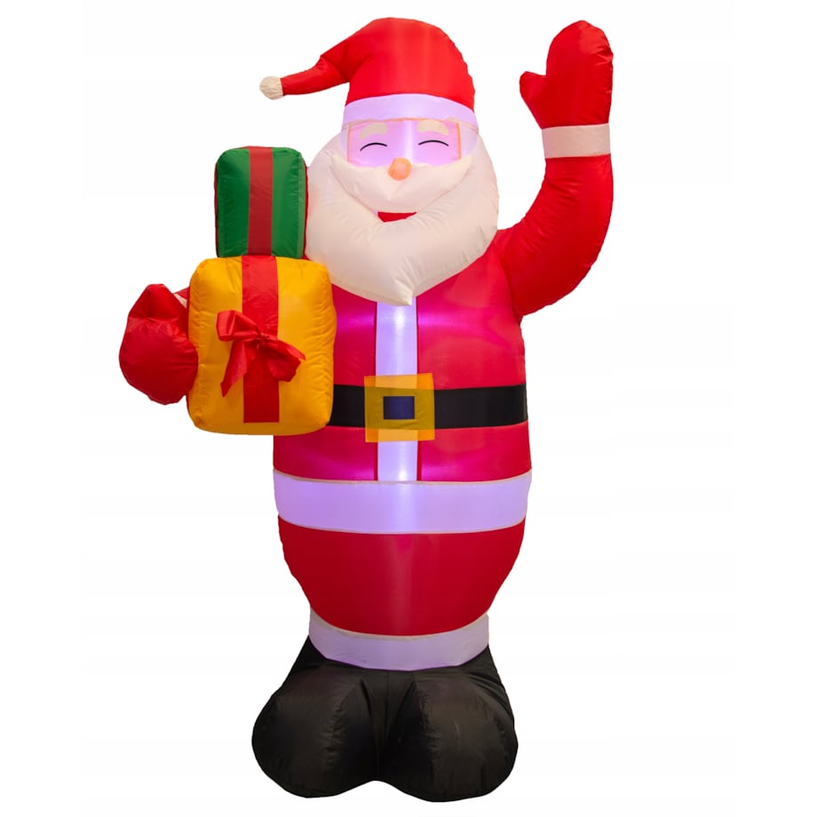 Mikołaj Nadmuchiwany Świecący Duży Pompowany Led 150 Cm Dmuchaniec