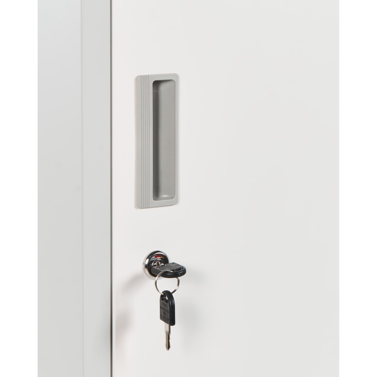 Szafa socjalna ubraniowa dwupoziomowa ATHLETE Metal Szary/ biały